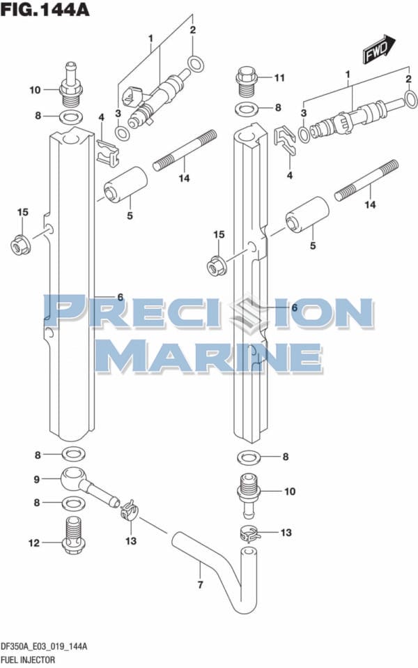 DF350A-910001 Fuel Injector