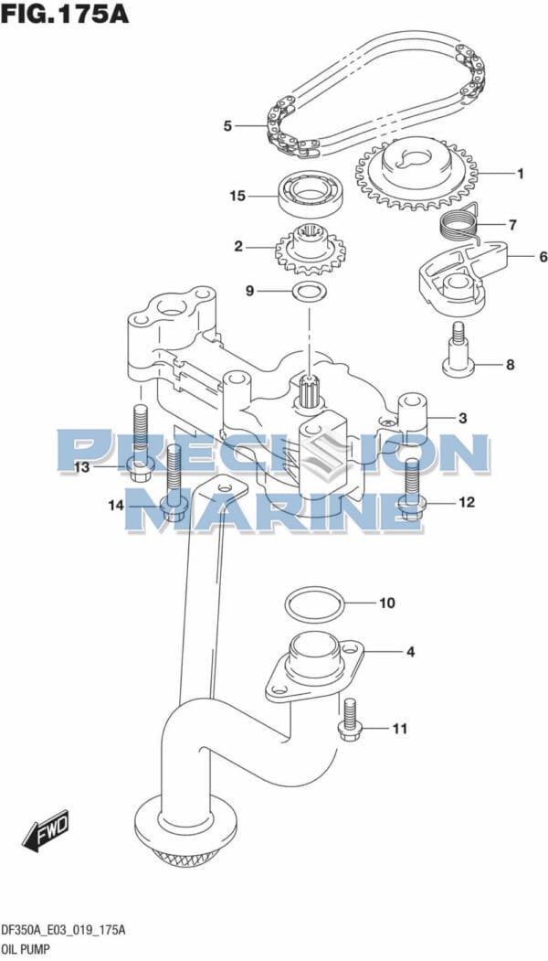 DF350A-910001 Oil Pump