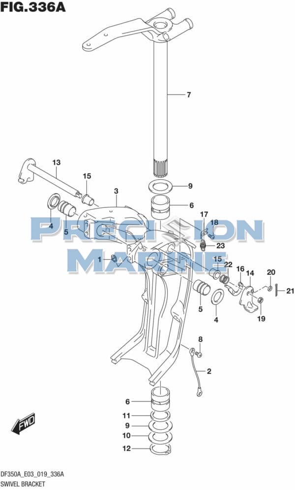 DF350A-910001 Swivel Bracket