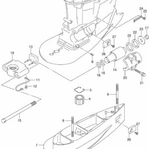 DF250AP-300AP-410001 Drive Shaft Housing