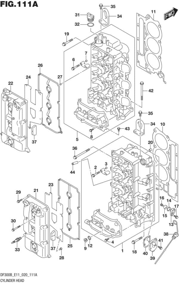 DF300B-040001-Cylinder-Head