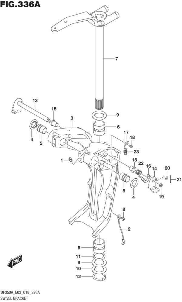 DF350A-810001 Swivel Bracket