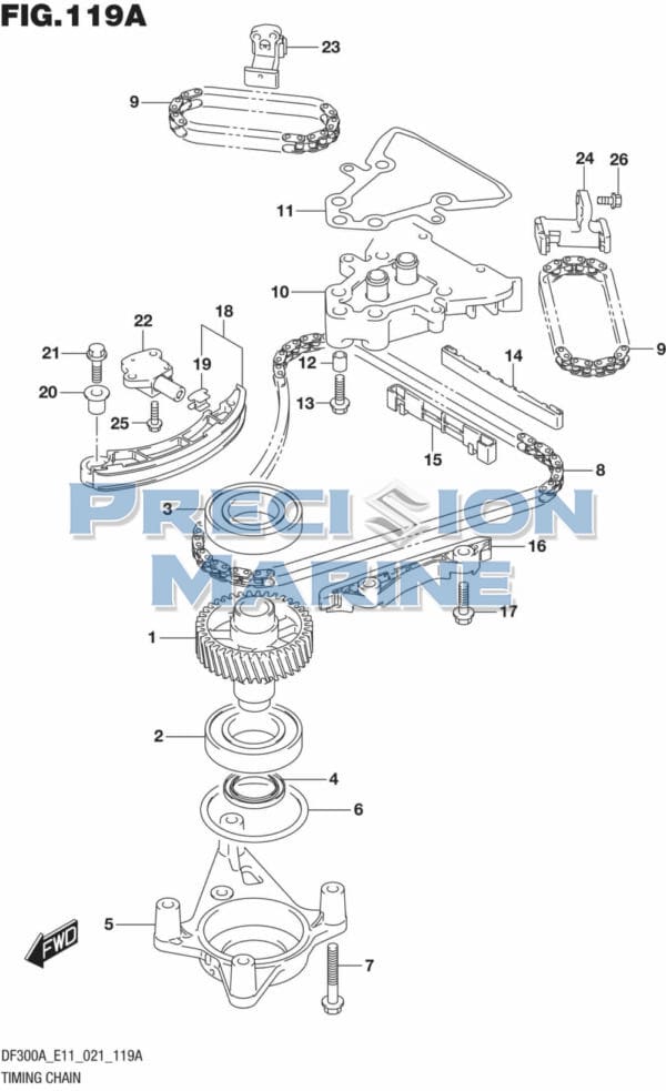 DF250AP-300AP-140001 Timing Chain