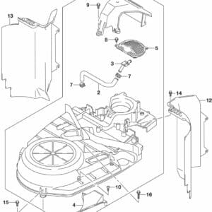 DF250AP-300AP-910001 Ring Gear Cover