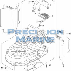 DF250AP-300AP-140001 Ring Gear Cover