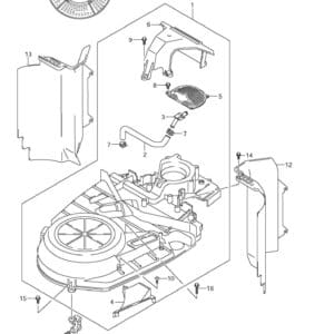 DF300AP 30002-210001 Ring Gear Cover