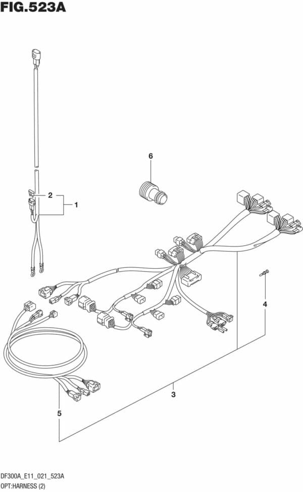 DF250AP-300AP-140001 OPT: Harness (2)