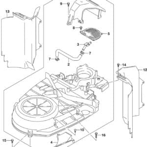 DF250AP-300AP-810001~ Ring Gear Cover