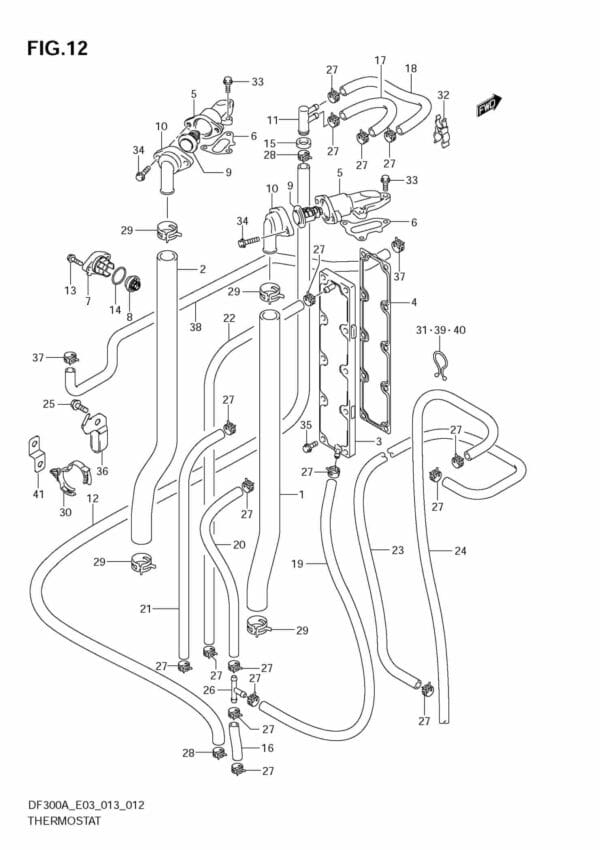 DF250AP 300AP 310001 Thermostat