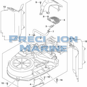 DF250AP-300AP-710001 Ring Gear Cover