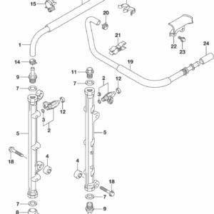 DF250AP-300AP-710001 Fuel Injector