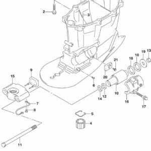 DF250AP-300AP-710001 Drive Shaft Housing (X) (DF300A E03)