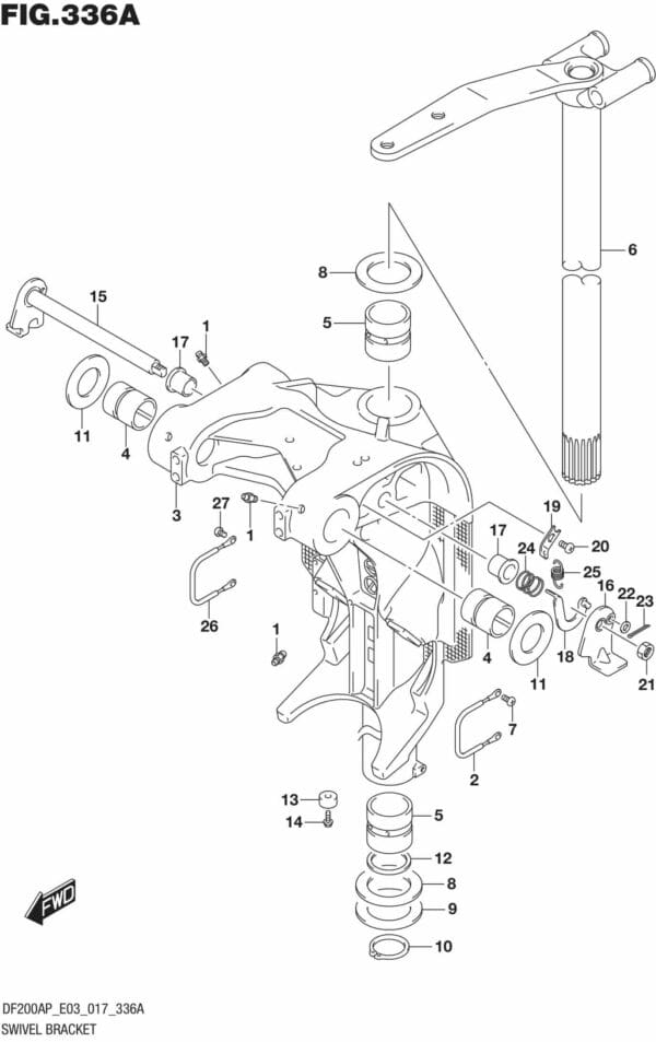 DF200AP-710001 Swivel Bracket