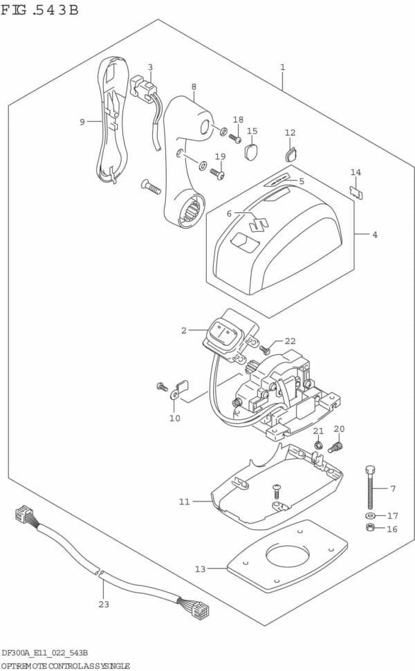 OPT: Remote Control Assy Single (022)