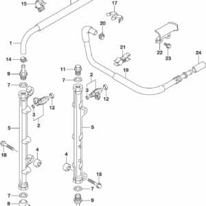 DF200/225/250-140001 Fuel Injector (E03 DF250ST)