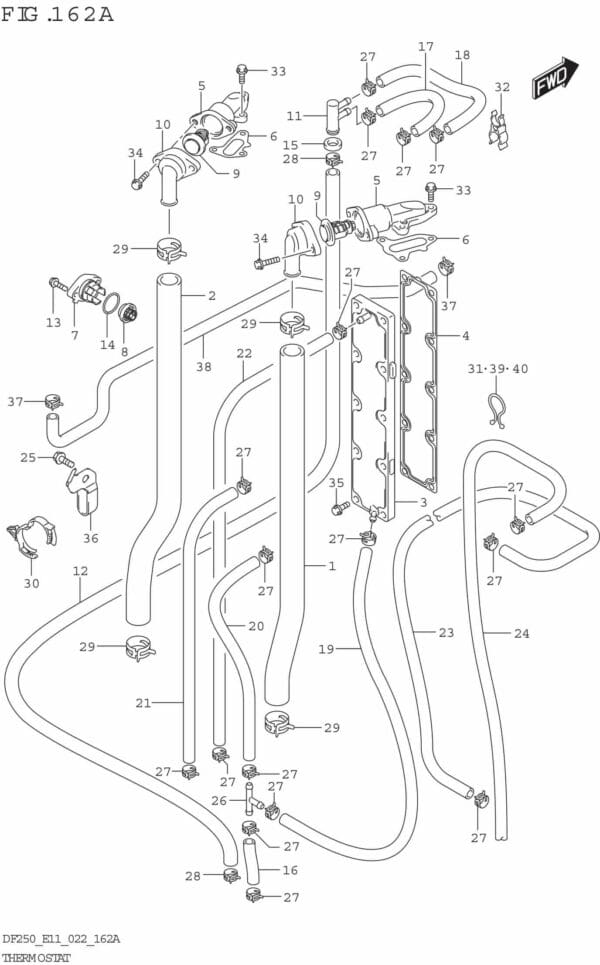 DF200/225/250-240001 Thermostat