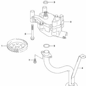 DF200AT,AZ-510001 Oil Pump