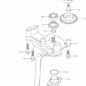 DF200/225/250-240001 Oil Pump