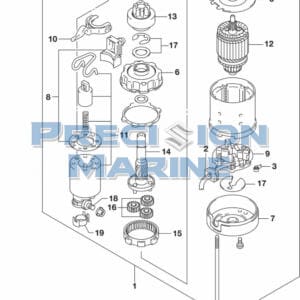 DF200AP-510001 Starting Motor