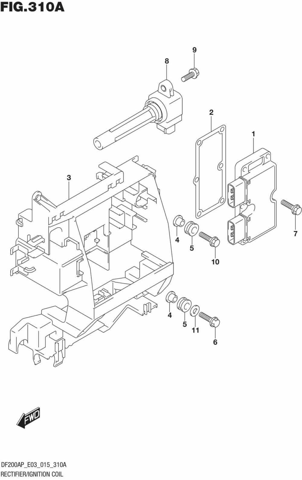 Rectifier/Ignition Coil Precision Marine