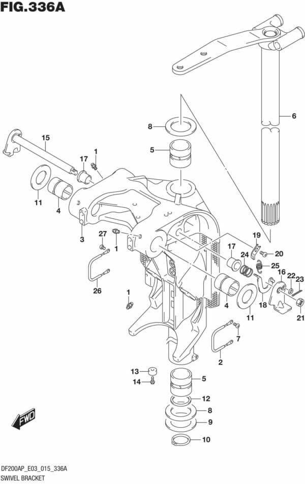 DF200AP-510001 Swivel Bracket