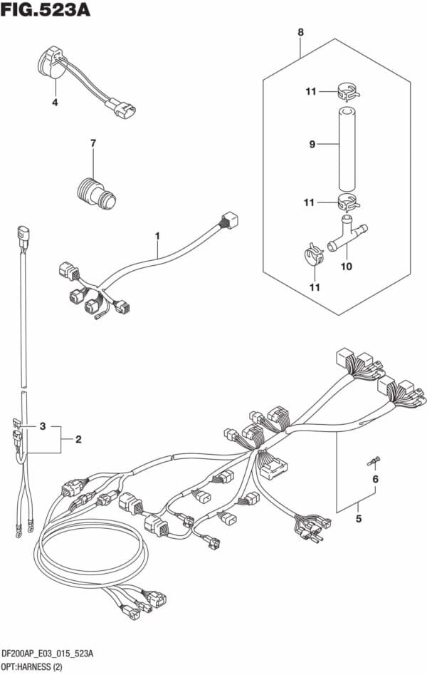 DF200AP-510001 OPT: Harness (2)