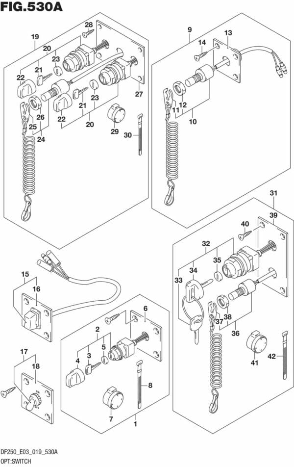 DF225T,Z,250T,Z,ST-910001 OPT: Switch