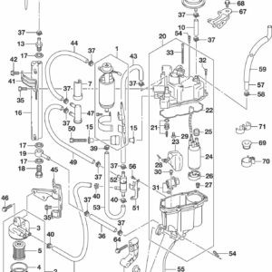 DF200T,Z,225T,Z,250T,Z,ST-610001 Fuel Pump/Fuel Vapor Separator (DF250ST E03)