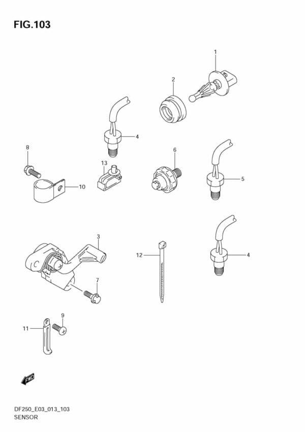 DF200/225/250 310001 Sensor (DF200Z)