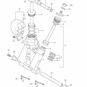 DF200/225/250 210001 Trim Cylinder TRANSOM(L) (DF250ST E3)