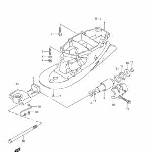 DF200/225/250 210001 Drive Shaft Housing TRANSOM(L) (DF200T E3)