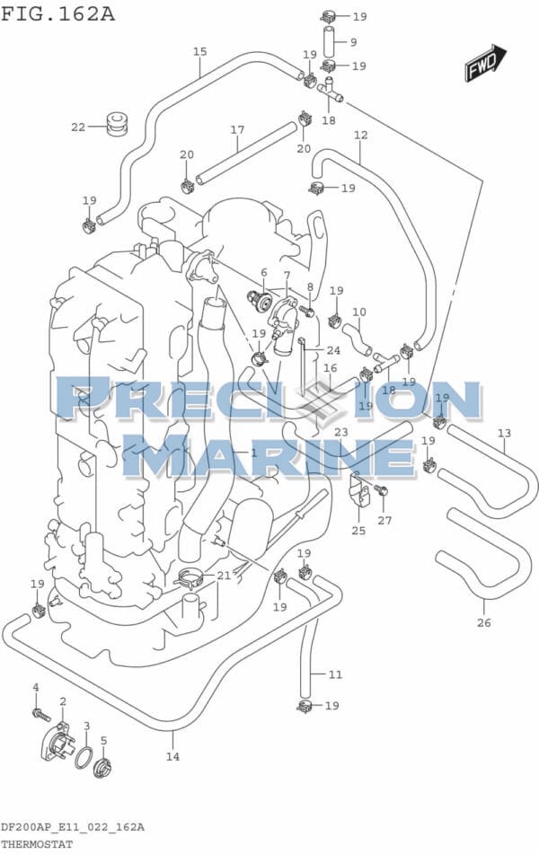 DF150AP,175AP,200AP-240001 Thermostat