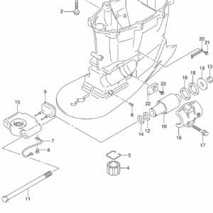 DF200/225/250-410001 Drive Shaft Housing TRANSOM(X) (DF200T E03)