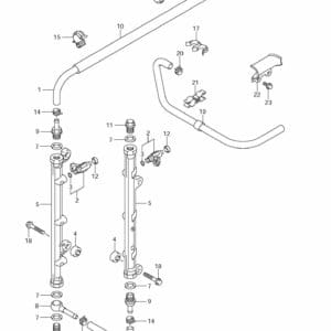 DF200/225/250 210001 Fuel Injector (DF200Z E3)
