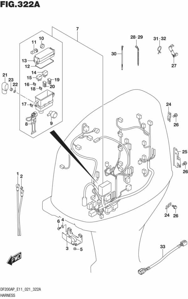 DF150AP,175AP,200AP-140001 Harness