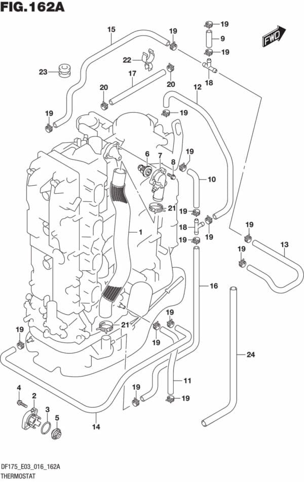 DF150,-175,T,Z,ST,TG,ZG,-610001 Thermostat (DF150T E03)