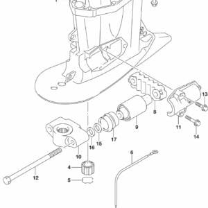 DF150T,ST,Z,DF175T,Z-810001 Drive Shaft Housing (DF150Z)(DF175Z)