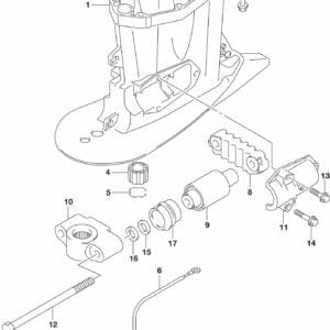 DF150T,ST,Z,DF175T,Z-710001 Drive Shaft Housing (DF175T E03)