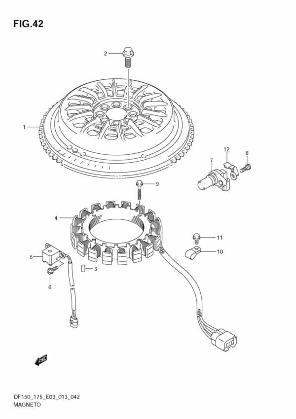 DF150 175 310001 Magneto (DF150Z E3)