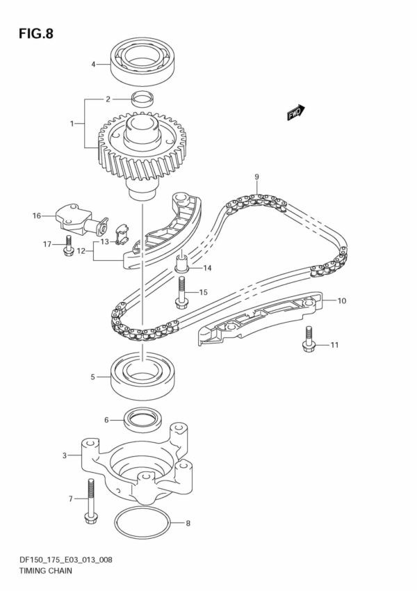 DF150 175 310001 Timing Chain