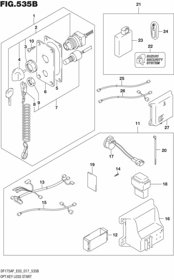 OPT: Key Less Start (DF175AP E03)