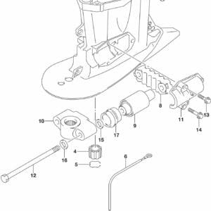 DF150AT,AZ,175AT,AZ,200AT,AZ-040001 Drive Shaft Housing (DF200AZ)(DF175AZ)(DF150AZ)