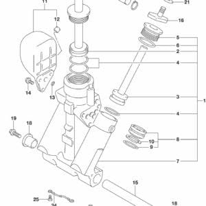 Trim Cylinder Transom(L) (DF200T E03)
