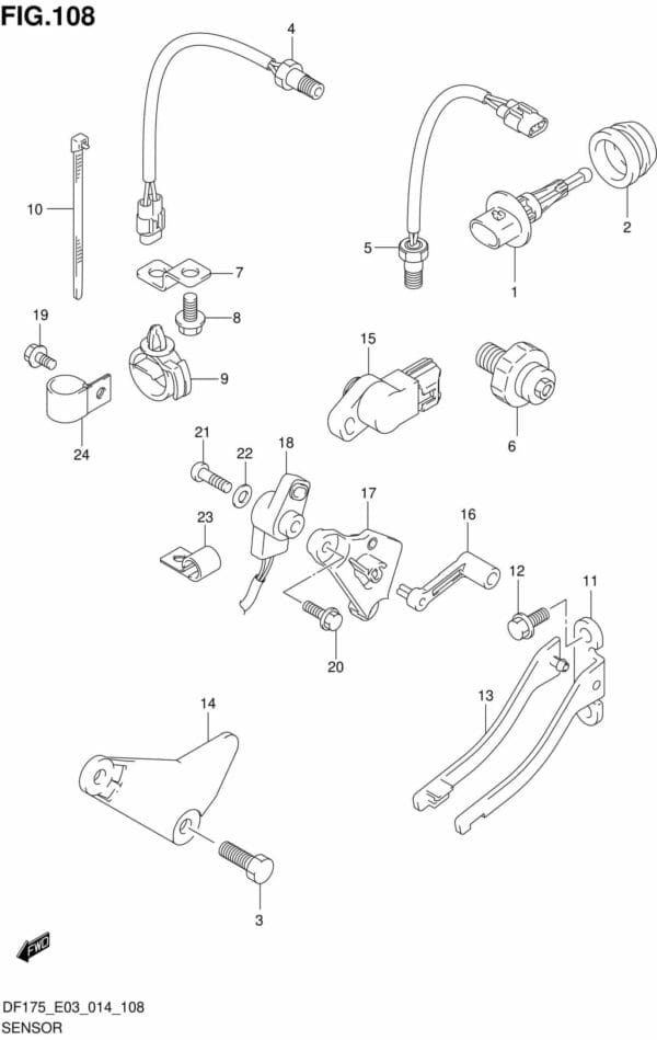 DF150-175,T,TG,Z,ZG-410001 Sensor (DF150ZG E03)