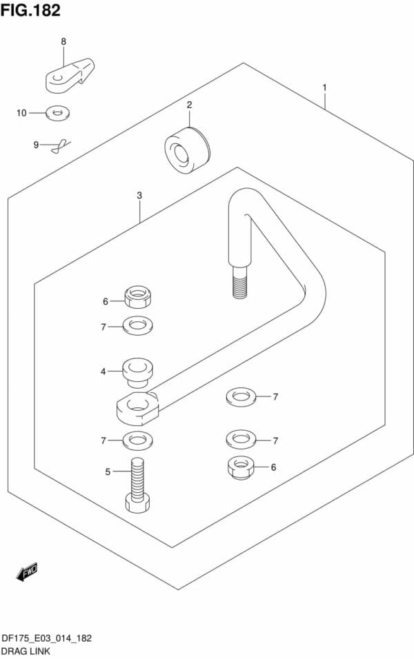 DF150-175,T,TG,Z,ZG-410001 Drag Link