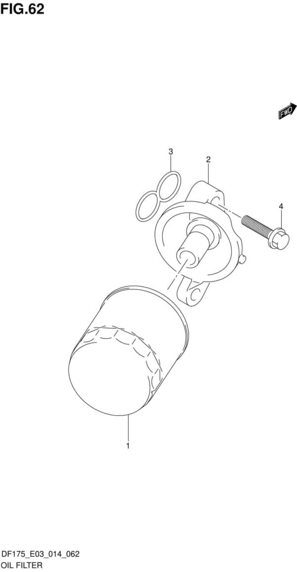 DF150-175,T,TG,Z,ZG-410001 Oil Filter