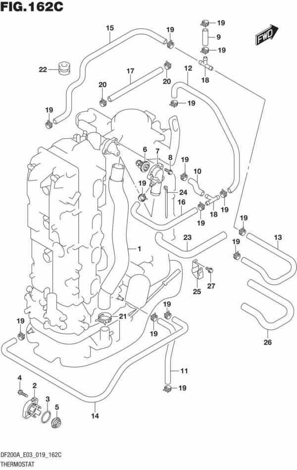 DF150AT,AZ,175AT,AZ,200AT,AZ,AST-910001 Thermostat (DF150AT)
