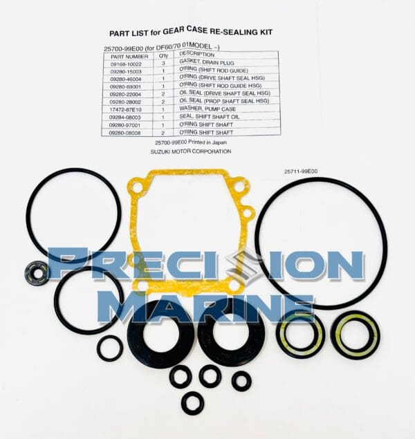 DF60/70 Gear Case Seal Kit