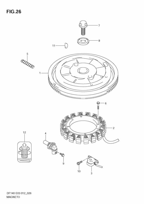 DF140T,Z 14002F-210001~; 14002Z-210001 Magneto