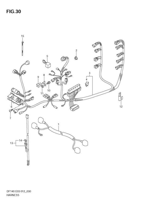 DF140T,Z 14002F-210001~; 14002Z-210001 Harness